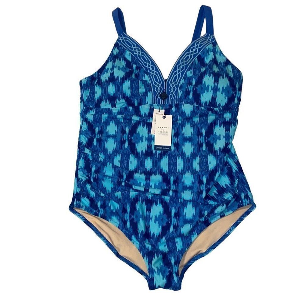 Talbots X Cabana Life NWT Rare Limited Edition Tummy Control Swimsuit One Piece